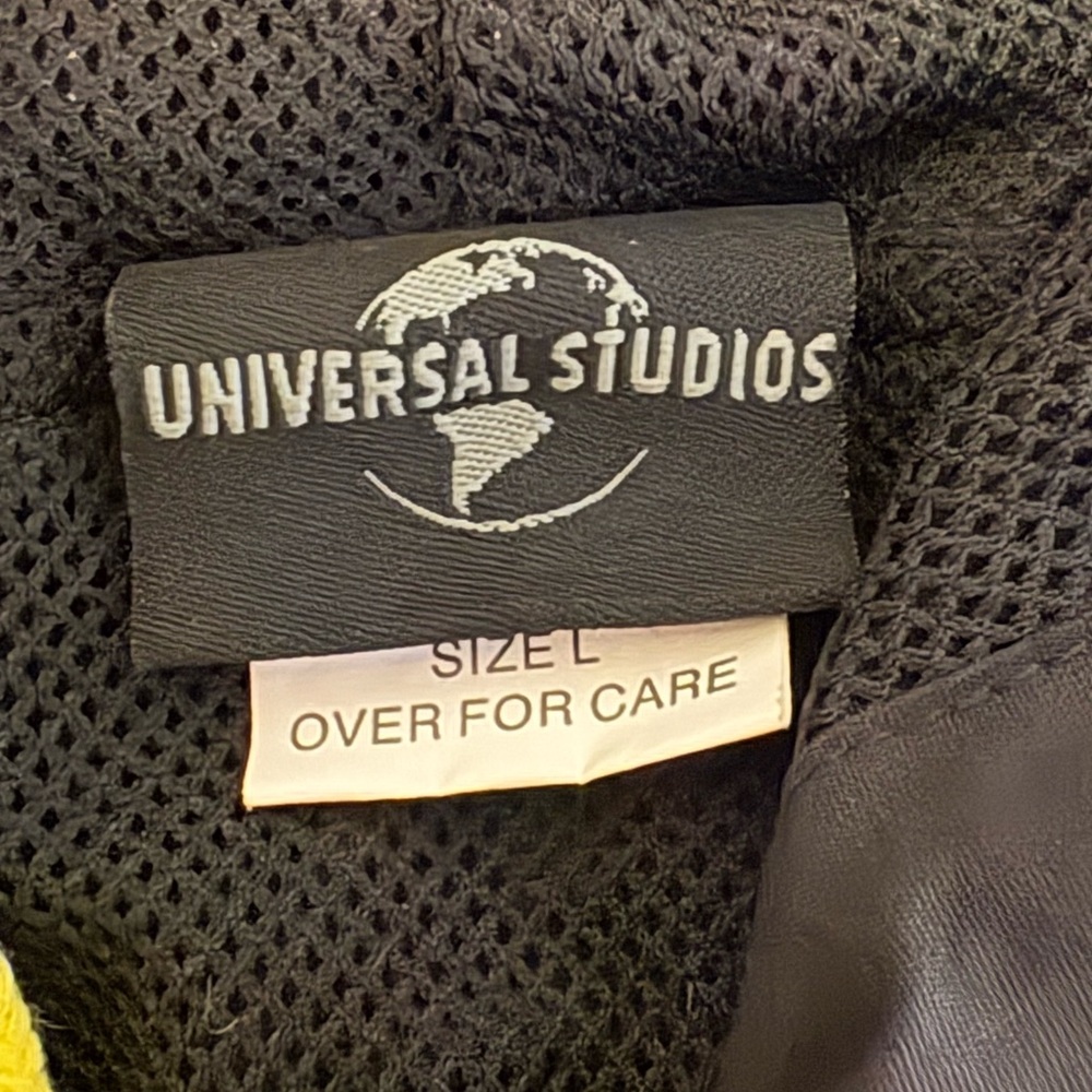Universal Studios Black Jacket With Colorful Embr… - image 3